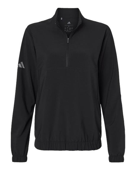 adidas Women's Stretch Woven Half-Zip Pullover-1