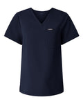 Jaanuu Women's Rhena Essential 1-Pocket Scrub V-Neck Top-1