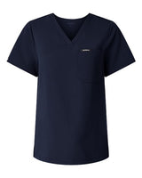 Jaanuu Women's Rhena Essential 1-Pocket Scrub V-Neck Top-1