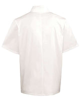 Artisan Collection by Reprime Men's Ten Studded Front Short Sleeve Chef Coat-2