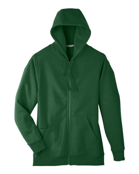 Team 365 Men's Zone HydroSport Heavyweight Full-Zip Hooded Sweatshirt-1