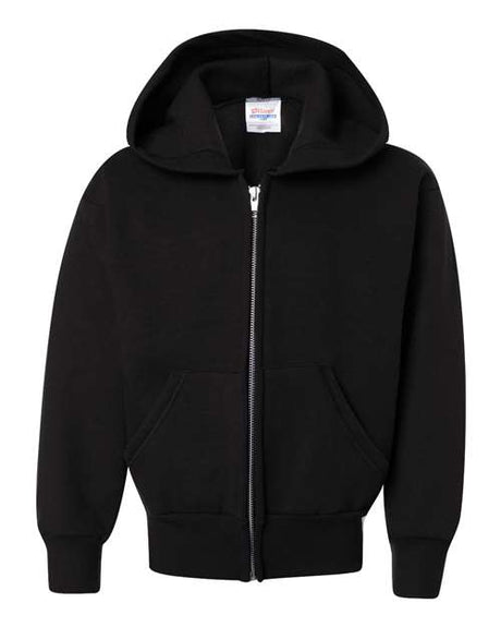  Youth EcoSmart Full-Zip Hooded Sweatshirt-1