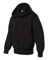  Youth EcoSmart Full-Zip Hooded Sweatshirt-2