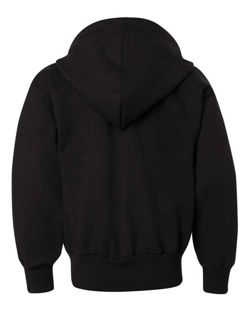  Youth EcoSmart Full-Zip Hooded Sweatshirt-3