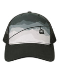 LOCALE Printed Five-Panel Trucker Cap-1