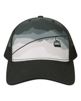 LOCALE Printed Five-Panel Trucker Cap-1