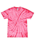 Colortone Men's Multi-Color Tie-Dyed T-Shirt