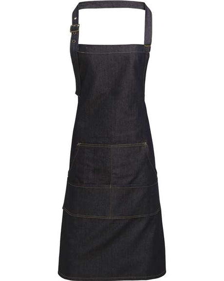 Artisan Collection by Reprime Jeans Stitch Denim Bib Apron