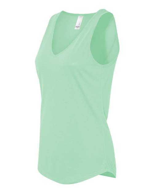 Bella + Canvas Women's Flowy V-Neck Tank-2