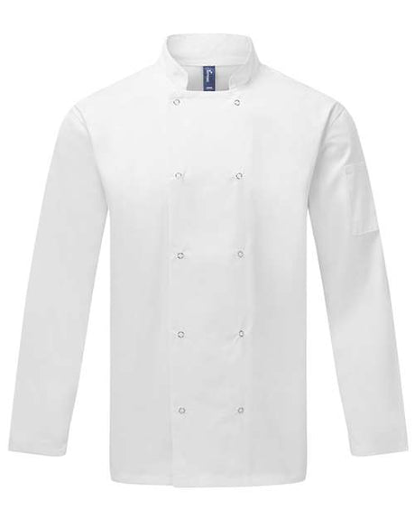 Artisan Collection by Reprime Men's Ten Studded Front Chef Coat-1
