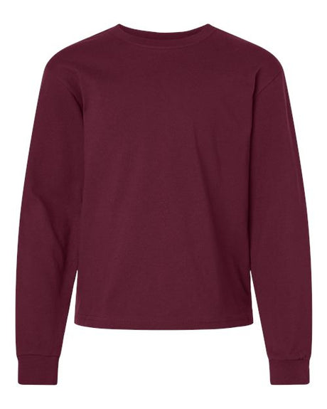 BELLA + CANVAS Youth 6oz. Heavyweight Long Sleeve Tee-1