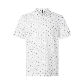 adidas Men's Ultimate365 Mesh Print Polo-1