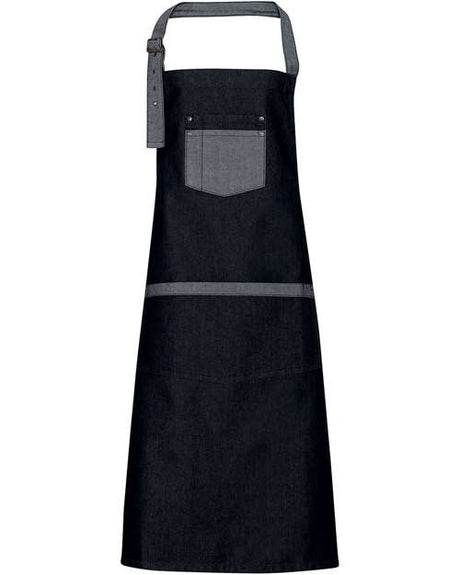 Artisan Collection by Reprime Domain Contrast Denim Bib Apron