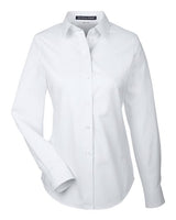 Devon & Jones Women's Crown Collection Royal Dobby Woven Dress Shirt