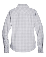Devon & Jones Women's Crown Collection Glen Plaid Woven Dress Shirt-2