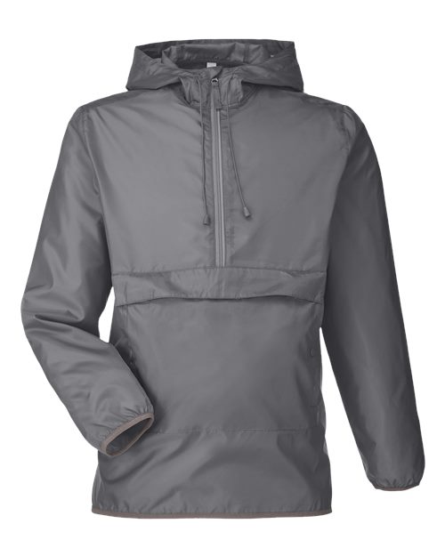 Team 365 Men's Zone Protect Packable Anorak Jacket-1