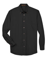Harriton Men's Easy Blend Twill Shirt-1