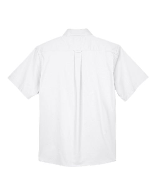 Harriton Men's Easy Blend Twill Dress Shirt with Stain-Release-2