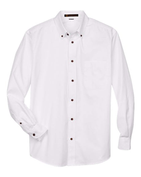 Harriton Men's Easy Blend Twill Shirt-1
