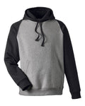 Team 365 Men's Zone HydroSport Heavyweight Colorblock Hooded Sweatshirt-1
