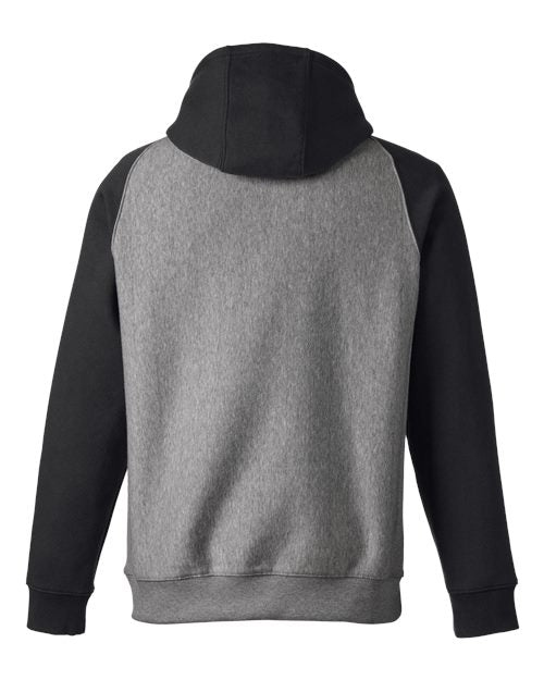 Team 365 Men's Zone HydroSport Heavyweight Colorblock Hooded Sweatshirt-2