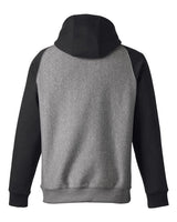 Team 365 Men's Zone HydroSport Heavyweight Colorblock Hooded Sweatshirt-2