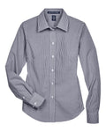 Devon & Jones Women's Crown Collection Gingham Check Woven Dress Shirt-1