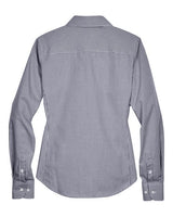 Devon & Jones Women's Crown Collection Gingham Check Woven Dress Shirt-2
