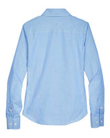 Devon & Jones Women's Crown Collection Banker Stripe Woven Dress Shirt-2