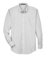 Devon & Jones Men's Crown Collection Gingham Check Woven Dress Shirt-1
