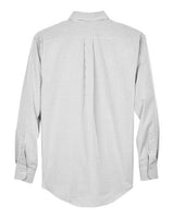 Devon & Jones Men's Crown Collection Gingham Check Woven Dress Shirt-2