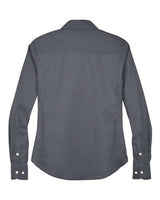 Devon & Jones Women's Crown Collection Solid Stretch Twill Woven Dress Shirt-2