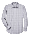 Devon & Jones Men's Crown Collection Glen Plaid Woven Dress Shirt-1