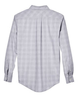 Devon & Jones Men's Crown Collection Glen Plaid Woven Dress Shirt-2