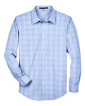 Devon & Jones Men's Crown Collection Glen Plaid Woven Dress Shirt-1