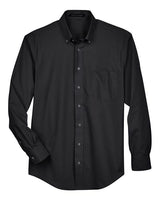 Devon & Jones Men's Crown Collection Broadcloth Woven Dress Shirt-1
