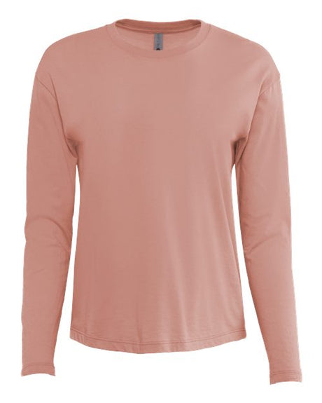 Next Level Women's Cotton Relaxed Long Sleeve T-Shirt-1