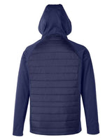 CORE365 Men's Techno Lite Hybrid Hooded Jacket-2
