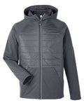 CORE365 Men's Techno Lite Hybrid Hooded Jacket-1