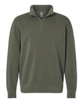 Independent Trading Co. Men's Pigment-Dyed Quarter-Zip Pullover-1