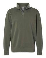 Independent Trading Co. Men's Pigment-Dyed Quarter-Zip Pullover-1
