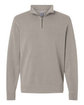 Independent Trading Co. Men's Pigment-Dyed Quarter-Zip Pullover-1