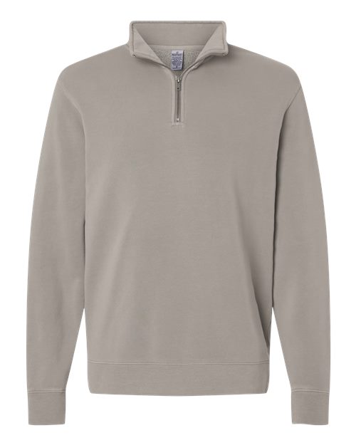 Independent Trading Co. Men's Pigment-Dyed Quarter-Zip Pullover-1
