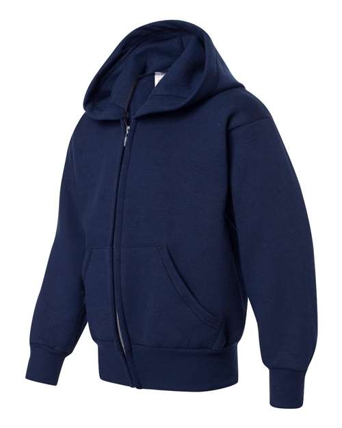  Youth EcoSmart Full-Zip Hooded Sweatshirt-2
