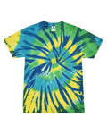 Colortone Men's Multi-Color Tie-Dyed T-Shirt