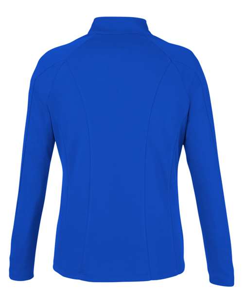 CORE365 Women's Origin Performance Pique Quarter-Zip Pullover-2