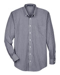 Devon & Jones Men's Crown Collection Gingham Check Woven Dress Shirt-1