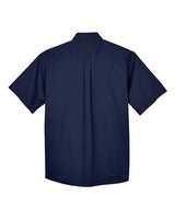 Harriton Men's Easy Blend Twill Dress Shirt with Stain-Release-2