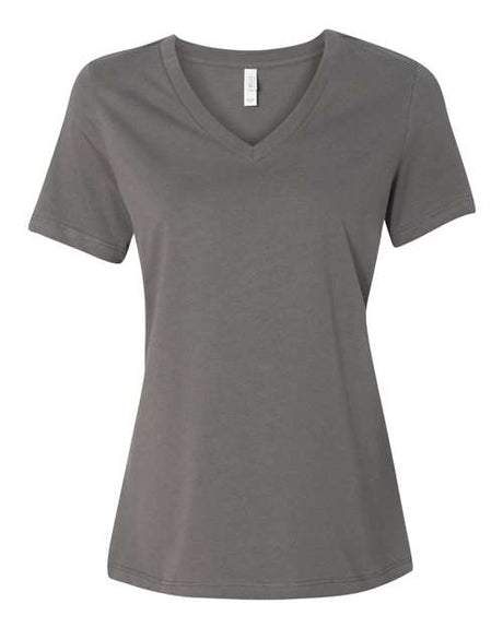 BELLA + CANVAS Women's Relaxed Jersey V-Neck Tee BC6405-1