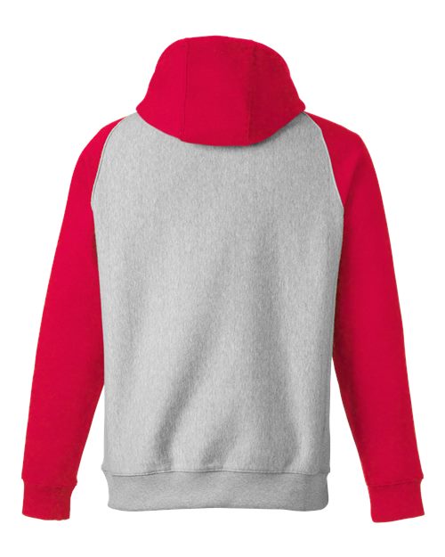 Team 365 Men's Zone HydroSport Heavyweight Colorblock Hooded Sweatshirt-2